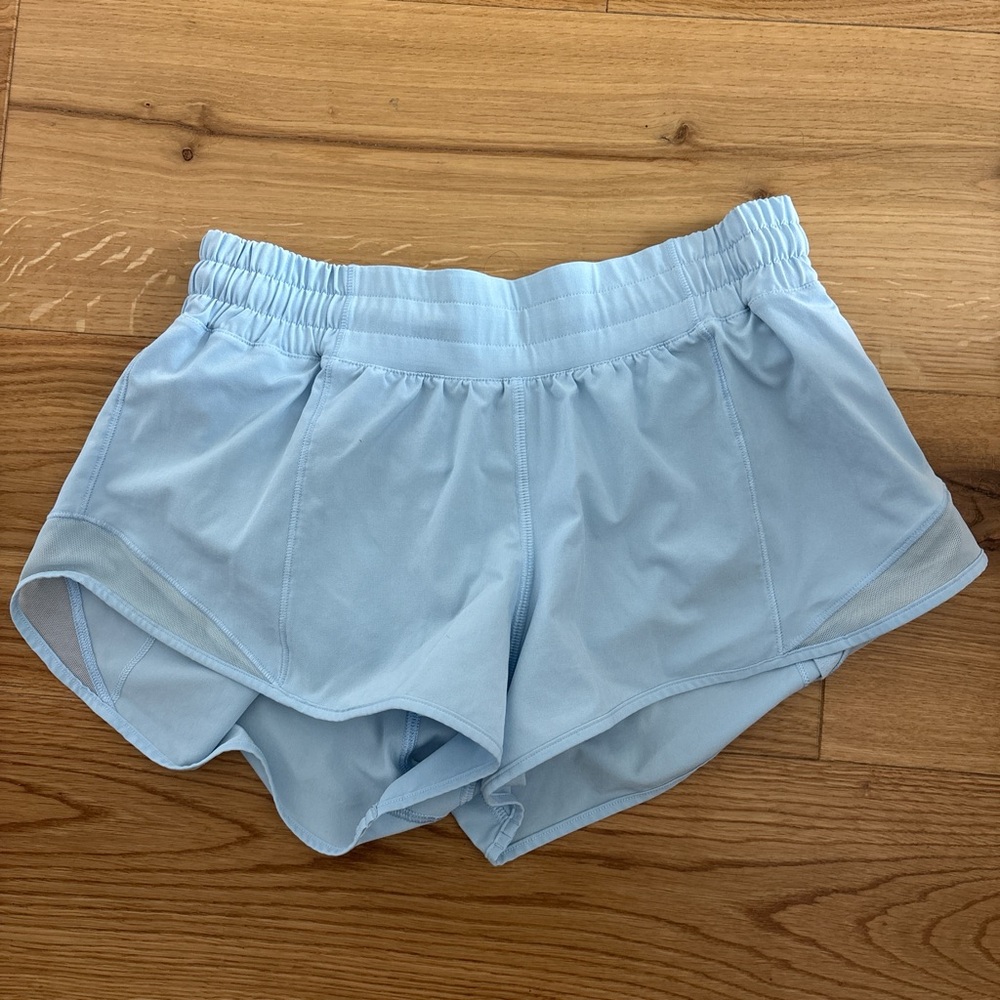 Light Blue Women's Athletic Shorts